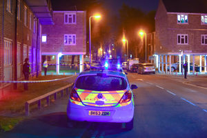 Police cordoned off the roads around the area. Picture: @snapperSK