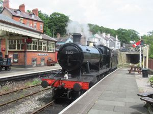 Supporting image for story: Steam rises again over Llangollen Railway Station