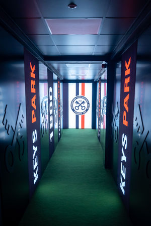 Hednesford Town's new tunnel area. Picture: Hednesford Town