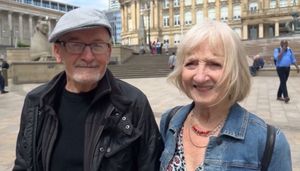 People in Birmingham are asked real UK citizenship test questions.