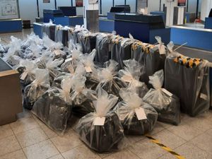 Supporting image for story: Massive increase in cannabis being smuggled to UK airports in suitcases