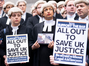 Supporting image for story: Court cases halted as barristers strike in dispute over legal aid rates