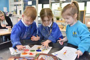 Lantern school pupils