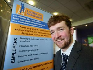 Supporting image for story: Video and pictures: Shropshire youngsters keen to climb career ladder