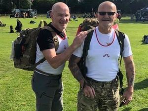 Supporting image for story: Duo raise nearly £2,000 for Severn Hospice in Shropshire businessman's memory