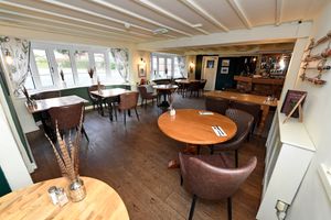 The pub has an open and airy feeling