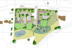 Plan of how proposed homes would be laid out on Bridgnorth Road in Wolverhampton. Image: Dutch Architecture.