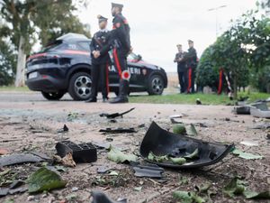 Supporting image for story: Italy’s anti-Mafia police investigate after journalist’s car explodes