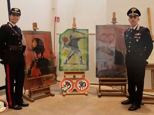 Supporting image for story: Fake art network involving Banksys, Warhols and Picassos uncovered in Italy