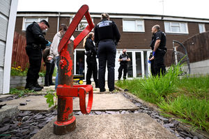 Police executed two warrants in Sutton Hill on Thursday as part of Operation Forefront