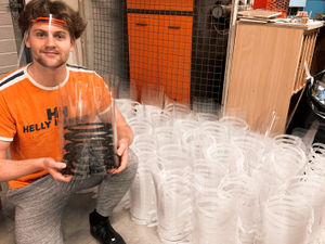 Supporting image for story: Ellesmere College hits 10,000 face shield milestone