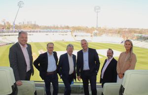 L-r - Andy Green of Frontier Development Capital, Steve Walker of ART Business Loans, Paul Stokes of FlexABL, Stephen Deakin of BCRS Business Loans, Steve Grice of UKSE and Sheridan Sulskis of CWRT