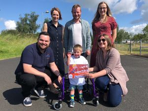 Supporting image for story: 'Superhero' Jaxson taking on challenge to support charity which provides 'life changing' treatment