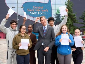 Supporting image for story: Central Saint Michael’s Sixth Form celebrates A-Level success