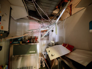 Supporting image for story: 'We're back to the beginning': Young pub couple despair at Shropshire storm destruction