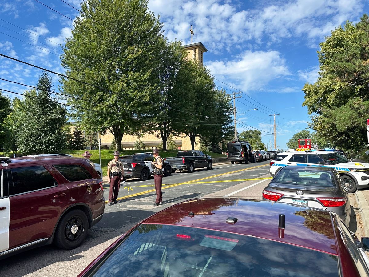 At least five children injured in shooting at Catholic school in Minneapolis