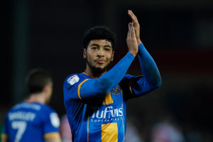 Josh Laurent of Shrewsbury Town. (AMA)