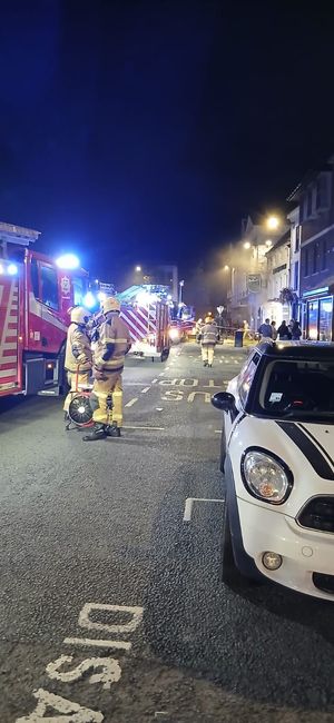 Multiple fire crews responded to the incident. Picture: Amber Watch Wellington