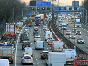 Supporting image for story: M6 hard shoulder to become fourth lane in Staffordshire