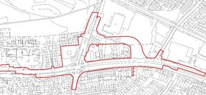 The existing crossroads will be replaced by a 'gyratory system'