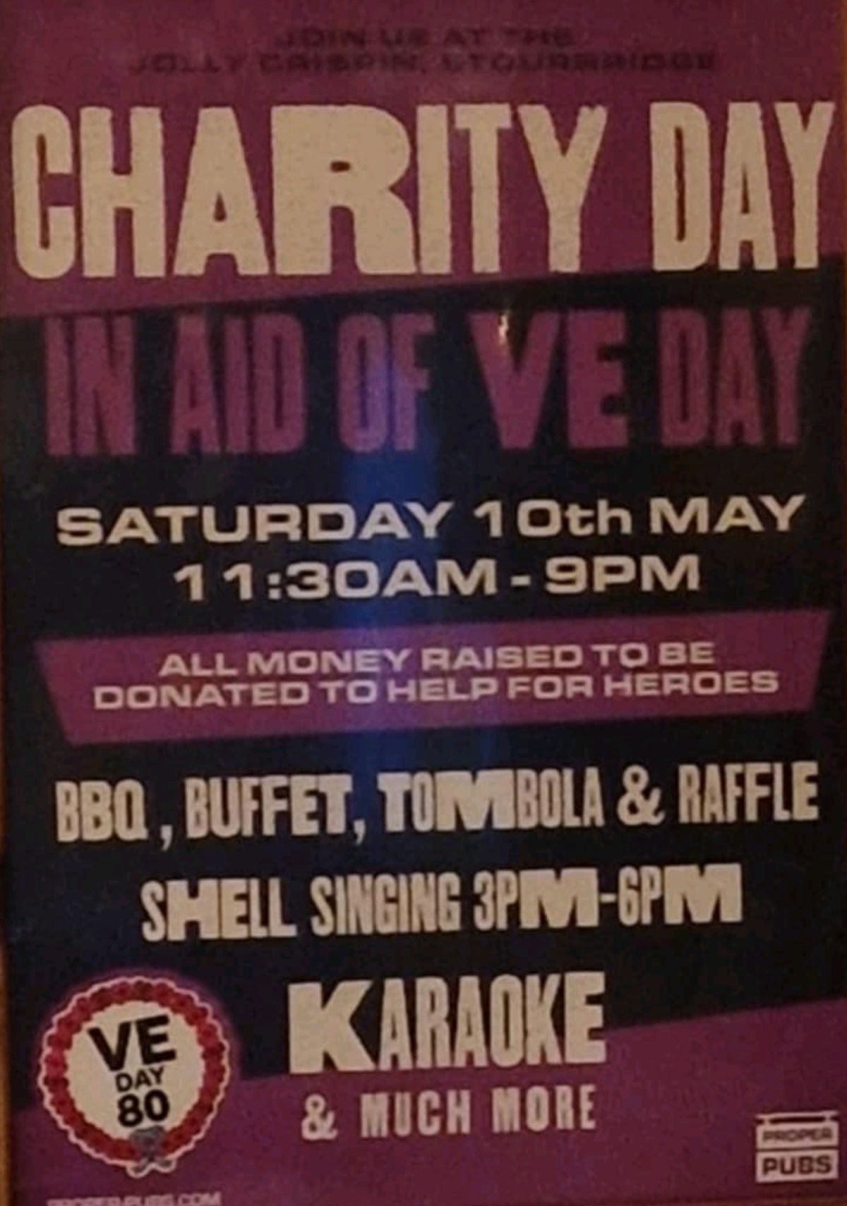 VE Day charity event