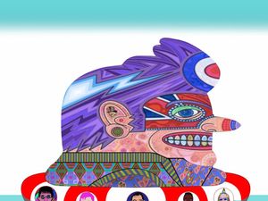 Supporting image for story: Walsall's latest attraction - an inflatable floating 21 foot high Argonaut which celebrates disability