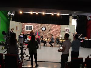 Supporting image for story: Students join forces to shoot soap opera at Staffordshire University - in photos