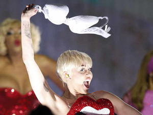 Supporting image for story: Poll: Are Miley Cyrus's antics a bad example to set to our children?