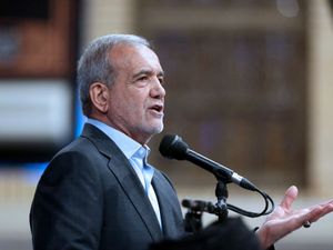 Supporting image for story: Iran’s supreme leader endorses new reformist president