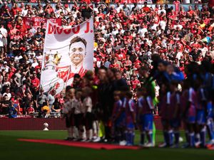 Supporting image for story: Minute’s silence for Diogo Jota cut short at Wembley ahead of Community Shield
