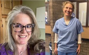 Doctors Charlotte Hart, left, and Jess Harvey. Picture: NHS STW