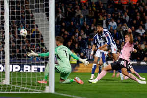 Defender George Campbell lifted a presentable chance into the side netting against the Foxes. (Photo by Adam Fradgley/West Bromwich Albion FC via Getty Images)