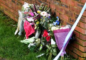 Fresh tributes have been left at the murder scene in Elm Road, Norton Canes.