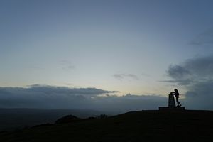 Sarah at the top of the Wrekin. Picture: David Miller - davidmiller.photography on Instagram