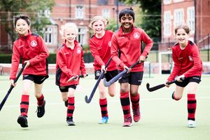 NULS Prep School students on the hockey field