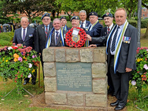 Supporting image for story: Stafford service draws over 100 people to mark Falklands anniversary