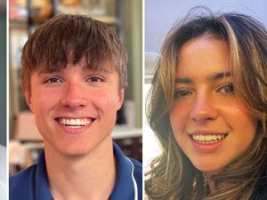(left to right) Ian Coates, Barnaby Webber and Grace O’Malley-Kumar