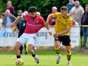 Supporting image for story: Walsall teenager Ronan Maher hailed as "excellent" in Drogheda friendly