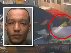 Supporting image for story: WATCH: CCTV shows £10,000 pawnbroker raid as Black Country robber jailed