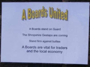Supporting image for story: Public meeting plan to discuss Ludlow A-boards concerns