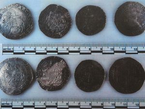 Supporting image for story: 300-year-old coins found in north Shropshire declared treasure