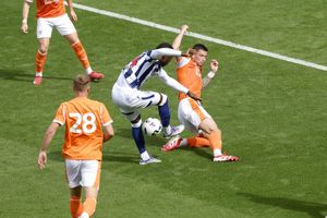 Devante Cole in pre-season action at Blackpool. (Photo by Adam Fradgley/West Bromwich Albion FC via Getty Images)