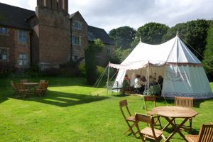 Supporting image for story: Medieval tent to greet visitors at Shropshire hall