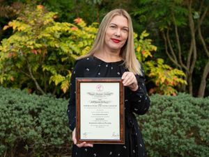 Supporting image for story: Volunteer who saved crashed van driver's life recognised with award