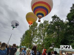 Balloons could be seen across the skyline. Picture: Telford & Wrekin Council