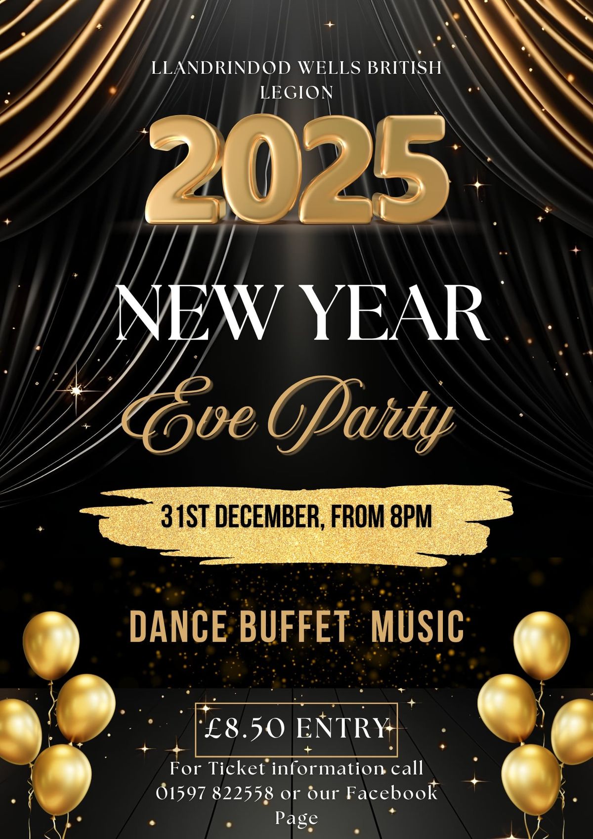 New Years Eve party planned at a Llandrindod Wells venue New Years Eve party planned at a Llandrindod Wells venue