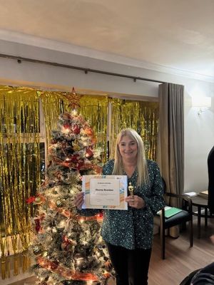Colleague at HC-One’s Foley Grange Care Home’s Staff Award Ceremony