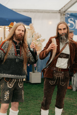 Bringing some Viking flavour to the event. Picture: Bright G