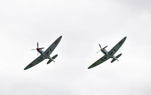 The Spitfires re-enact Karl's fatal last mission.