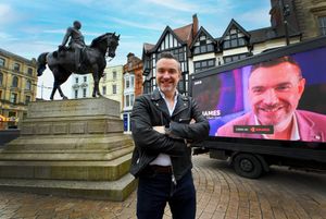 Presenter Ed James visited Wolverhampton to promote his new BBC WM show which starts next Tuesday from 10am -2pm.